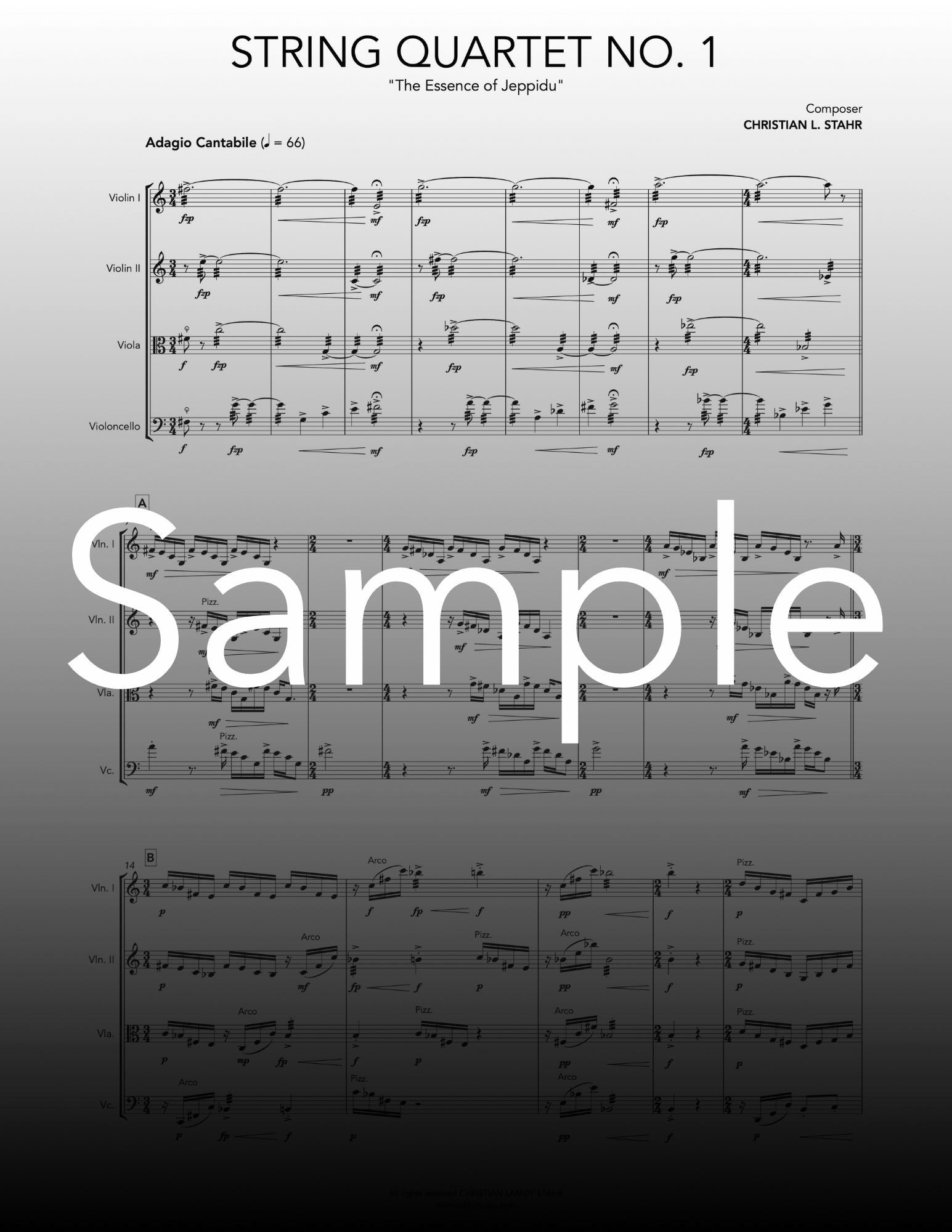 String Quartet No. 1 - The Essence of Jeppidu